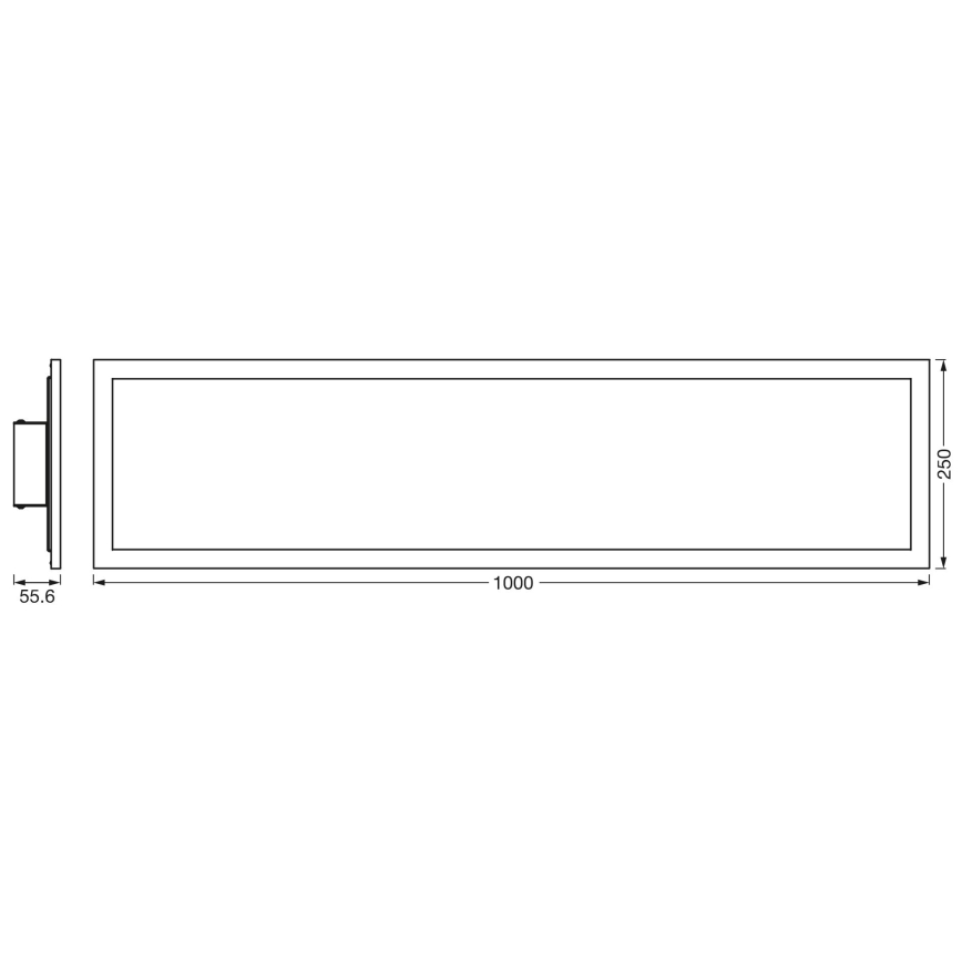 Ledvance - Dimeriuojama LED RGBW panelė SMART+ PLANON LED/30W/230V 3000-6500K Wi-Fi 100x25 cm + nuotolinio valdymo pultas