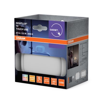 Ledvance - LED RGBW jutiklinė vaikiška naktinė lempa TOUCH LED/2,5W/5V