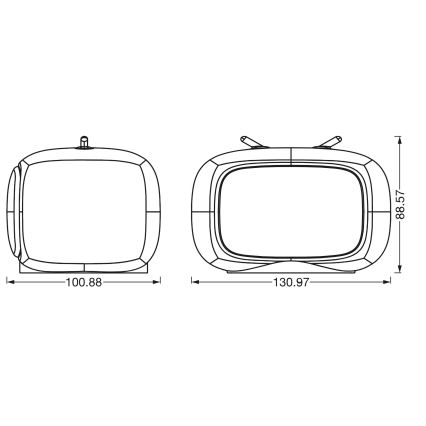 Ledvance - LED RGBW jutiklinė vaikiška naktinė lempa TOUCH LED/2,5W/5V