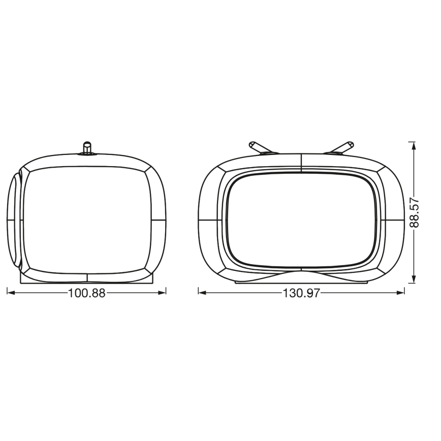 Ledvance - LED RGBW jutiklinė vaikiška naktinė lempa TOUCH LED/2,5W/5V