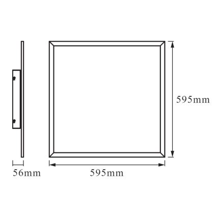 Ledvance - LED RGBW Pritemdoma panelė SMART + LED/36W/230V Wi-Fi