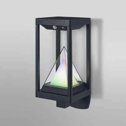 Ledvance - LED RGBW Pritemdomas saulės Sieninis šviestuvas su judesio ir prieblandos jutikliu SMART+ ALPS LED/6W/3,7V 2200 mAh 3000K IP44