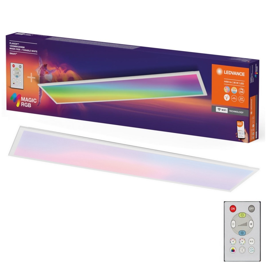 Ledvance - LED RGBW Pritemdomas lubinis šviestuvas SMART+ MAGIC LED/36W/230V 2700-6500K Wi-Fi + nuotolinio valdymo pultas