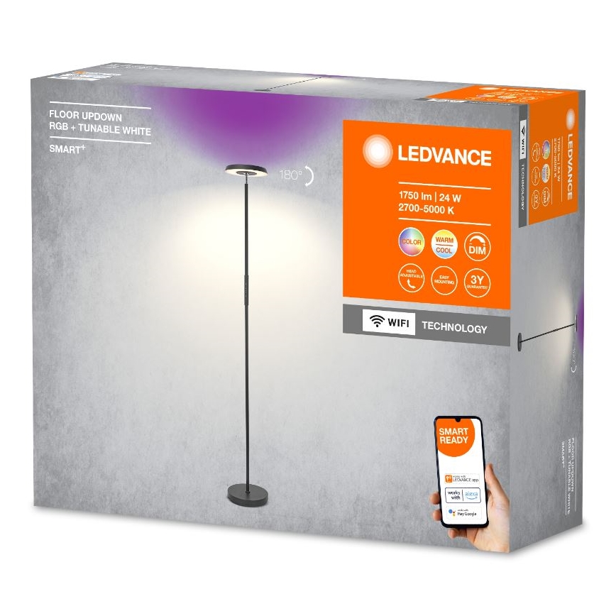 Ledvance - LED RGBW Pritemdomas toršeras SMART+ FLOOR LED/13,5W/230V 2700-5000K Wi-Fi