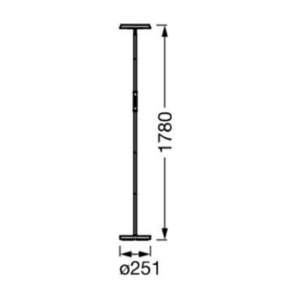 Ledvance - LED RGBW Pritemdomas toršeras SMART+ FLOOR LED/13,5W/230V 2700-5000K Wi-Fi