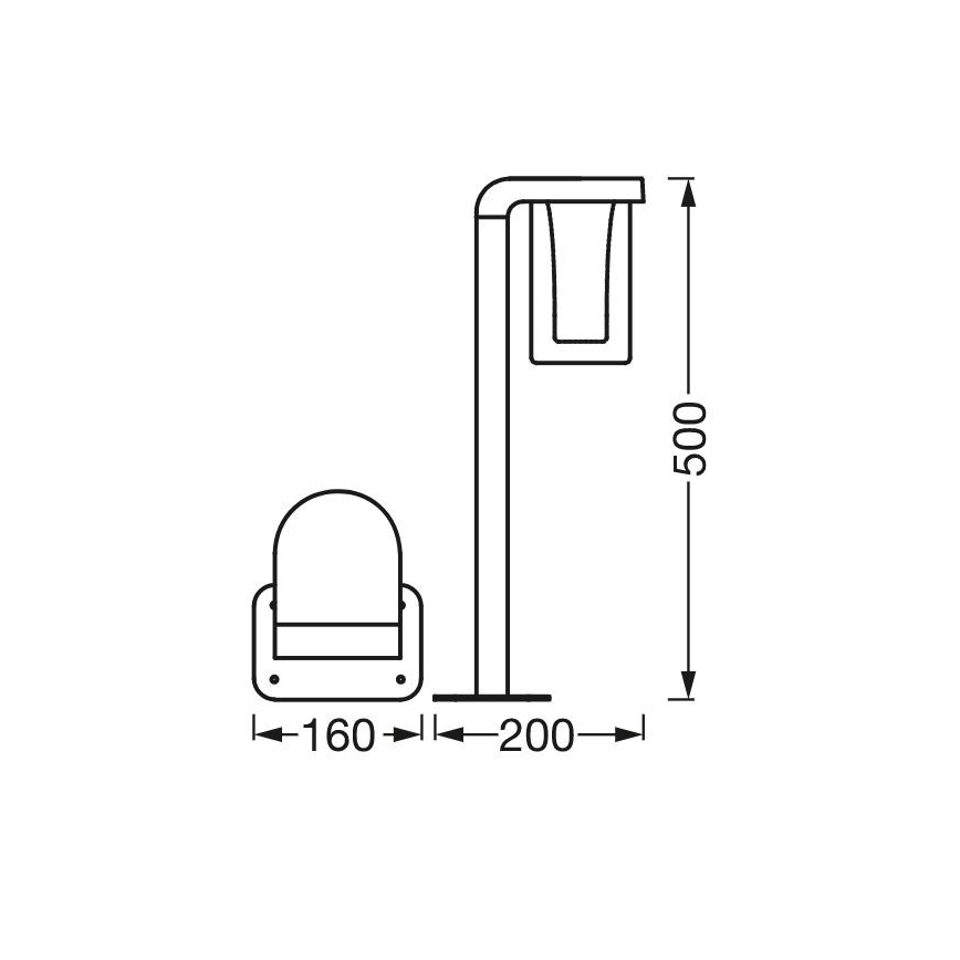 Ledvance - LED RGBW Reguliuojama lauko lempa CASCADE LED/10W/230V IP44 Wi-Fi