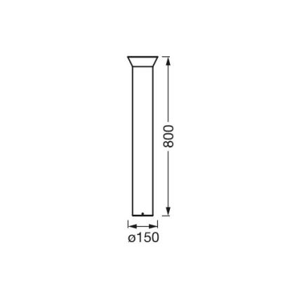 Ledvance - LED RGBW Reguliuojama lauko lempa ECLIPSE LED/10W/230V IP44 Wi-Fi