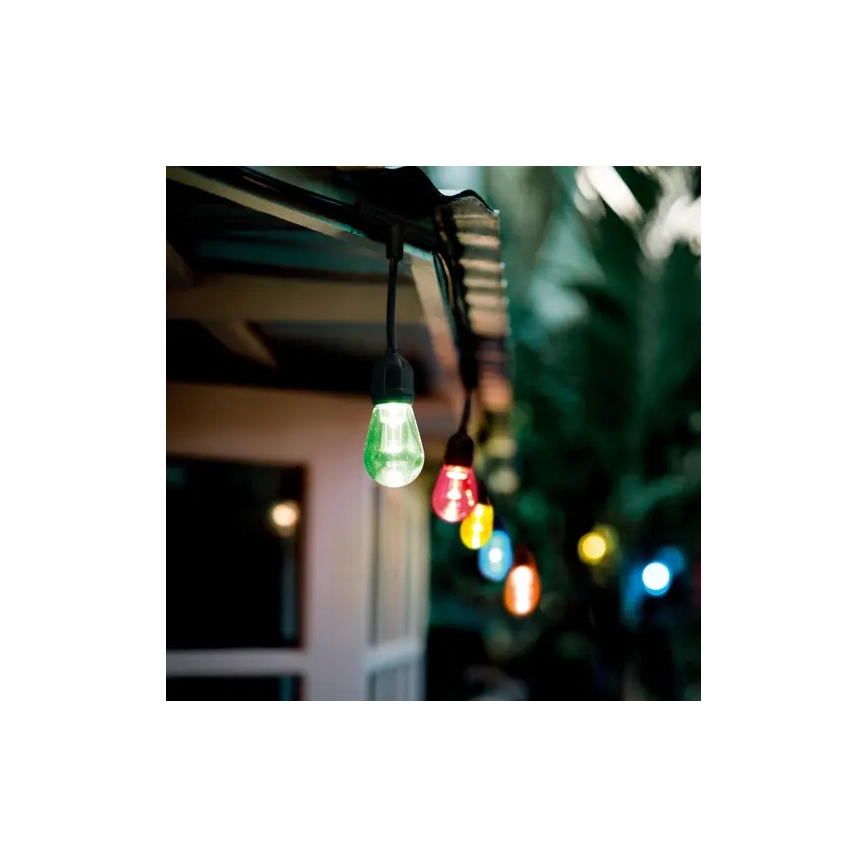 Ledvance-LED RGBW Reguliuojamas lauko grandinė STRING 12xLED/0,37W/230V IP44 Wi-Fi