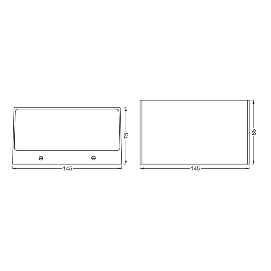 Ledvance - LED RGBW Reguliuojamas lauko sieninis šviestuvas SMART+ BRICK LED/14W/230V Wi-Fi IP44