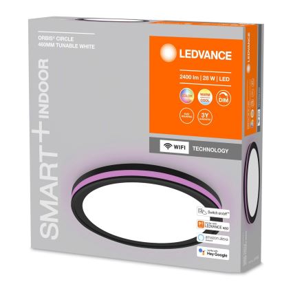 Ledvance -LED RGBW Reguliuojamas lubinis šviestuvas SMART+ CIRCLE LED/28W/230V Wi-Fi