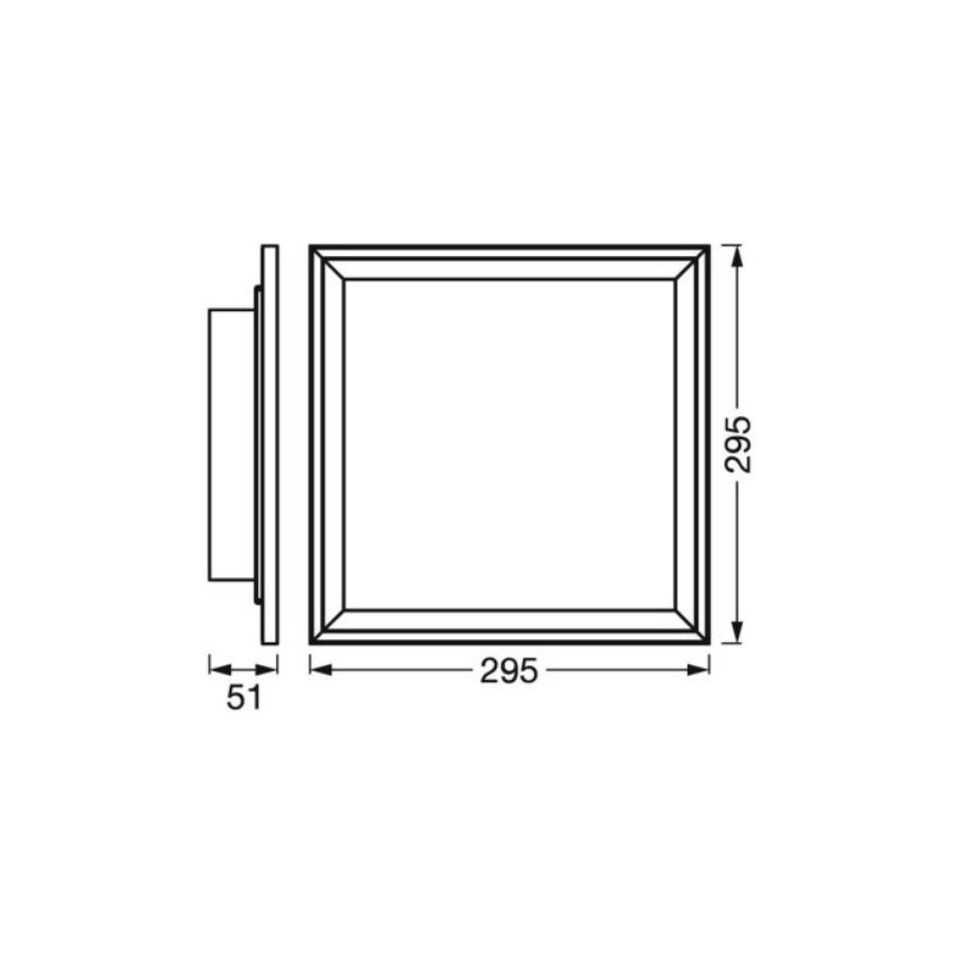 Ledvance- LED RGBW Reguliuojamas lubinis šviestuvas SMART+ PLANON LED/18W/230V Wi-Fi