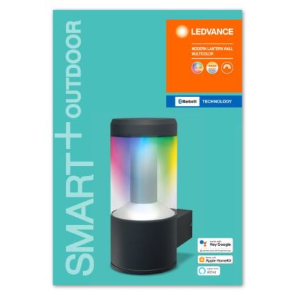 Ledvance -LED RGBW Reguliuojamas sieninis šviestuvas SMART+ MODERN LED/12W/230V IP44 BT