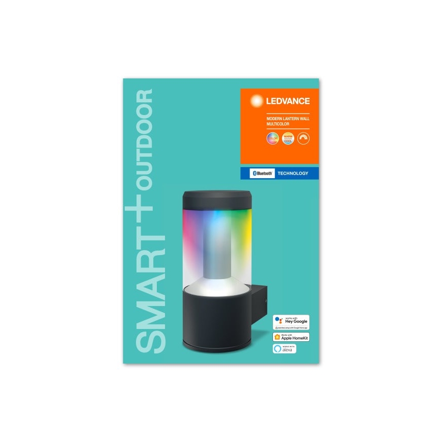 Ledvance -LED RGBW Reguliuojamas sieninis šviestuvas SMART+ MODERN LED/12W/230V IP44 BT