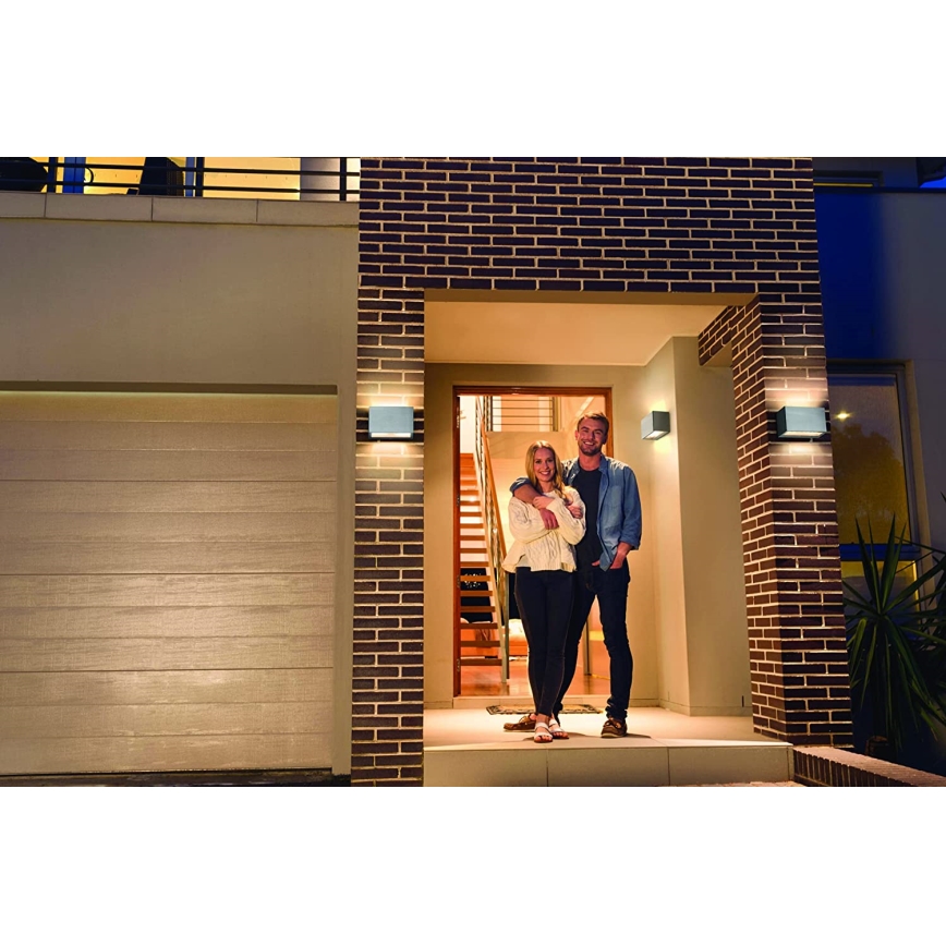 Ledvance - LED RGBW Reguliuojamas lauko sieninis šviestuvas SMART+ BRICK LED/14W/230V Wi-Fi IP44