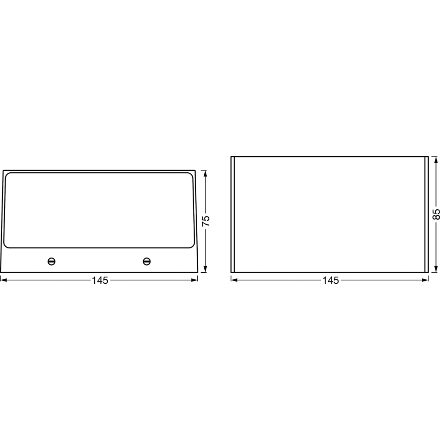 Ledvance - LED RGBW Reguliuojamas lauko sieninis šviestuvas SMART+ BRICK LED/14W/230V Wi-Fi IP44