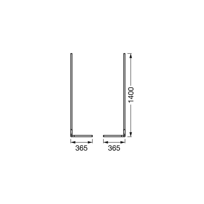 Ledvance - LED RGBW Reguliuojamas toršeras SMART+ FLOOR LED/14W/230V 2700-6500K Wi-Fi + valdymo pultas