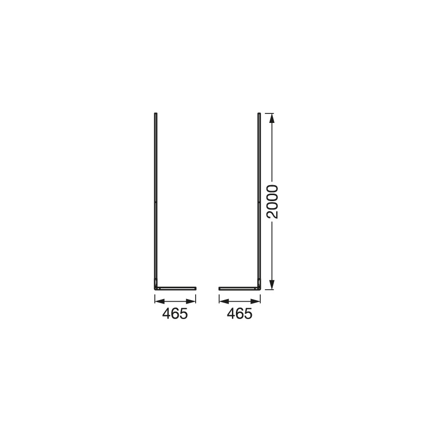 Ledvance - LED RGBW Reguliuojamas toršeras SMART+ FLOOR LED/20W/230V 2700-6500K Wi-Fi juodas + valdymo pultas