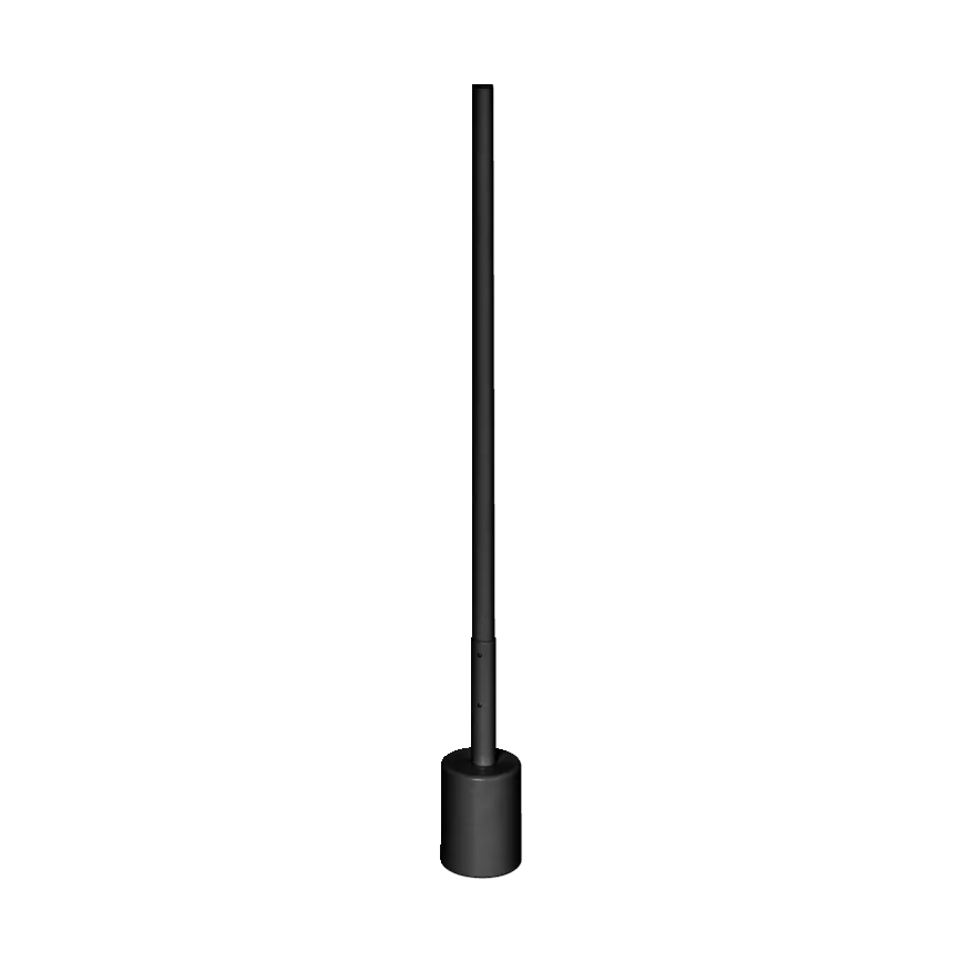 Ledvance - LED RGBW Reguliuojamas toršeras SMART+ FLOOR LED/8W/230V 2700-6500K Wi-Fi juodas + valdymo pultas