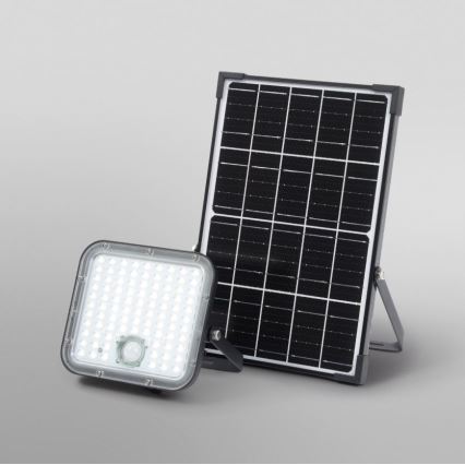 Ledvance - LED pritemdomas saulės prožektorius su jutikliu FLOOD SPLIT LED/30W/6,4V IP65 + nuotolinio valdymo pultas