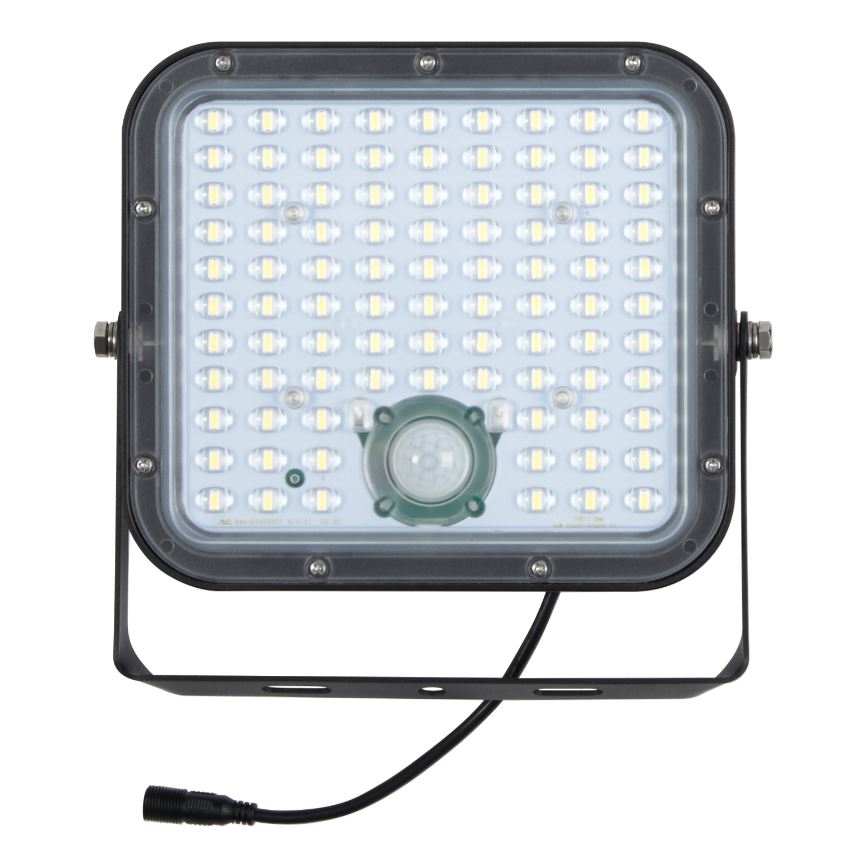 Ledvance - LED pritemdomas saulės prožektorius su jutikliu FLOOD SPLIT LED/30W/6,4V IP65 + nuotolinio valdymo pultas