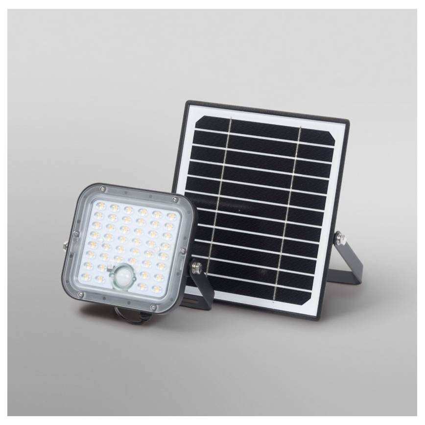 Ledvance - LED Pritemdomas saulės prožektorius su judesio ir prieblandos jutikliu FLOOD SPLIT LED/10W/3,2V 5000 mAh IP65 + nuotolinio valdymo pultas