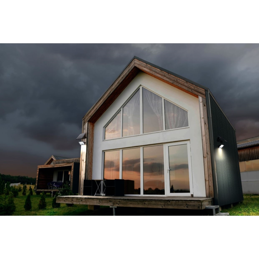 Ledvance - LED Pritemdomas saulės prožektorius su jutikliu FLOOD SPLIT LED/30W/6,4V 5000 mAh IP65 + nuotolinio valdymo pultas