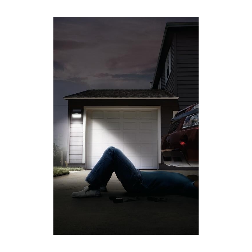 Ledvance - LED Lauko saulės siena Prožektoriaus šviestuvas su jutikliu FLOOD LED/2,9W/3,7V 2600 mAh IP44