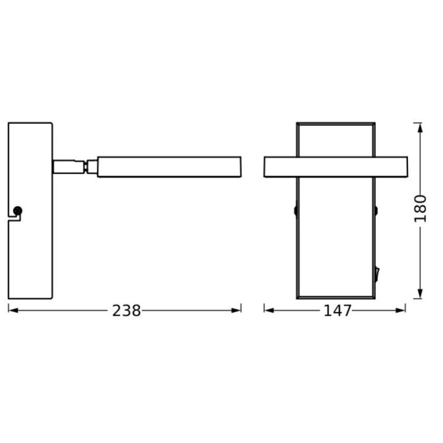 Ledvance - LED sieninis akcentinis šviestuvas DECOR SATURN LED/11W/230V 3000/4200/6500K