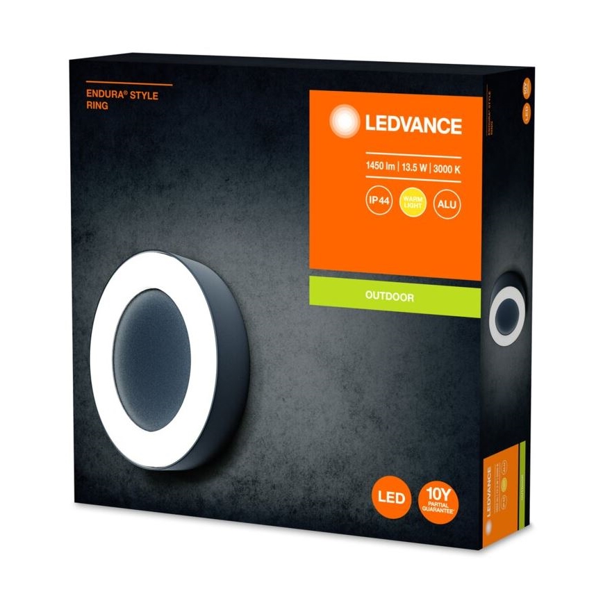 Ledvance - LED sieninis lauko šviestuvas ENDURA LED/13W/230V IP44