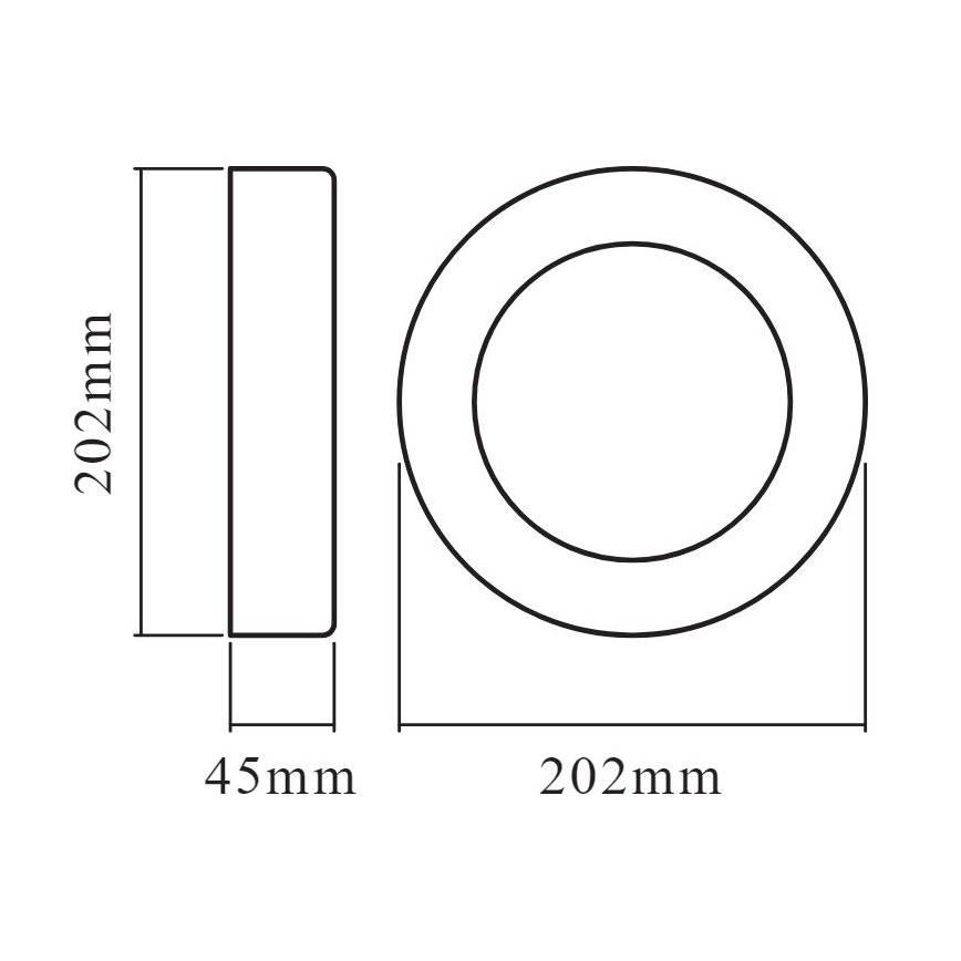 Ledvance - LED sieninis lauko šviestuvas ENDURA LED/13W/230V IP44