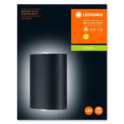 Ledvance - LED sieninis lauko šviestuvas ENDURA LED/6W/230V