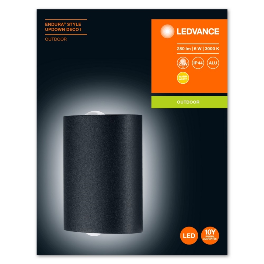 Ledvance - LED sieninis lauko šviestuvas ENDURA LED/6W/230V