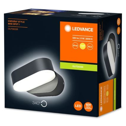 Ledvance - LED sieninis lauko šviestuvas ENDURA LED/8W/230V IP44