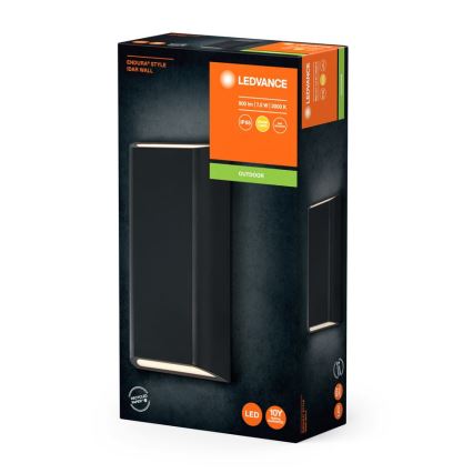Ledvance - LED sieninis lauko šviestuvas ENDURA STYLE IDAR 2xLED/3,75W/230V IP65