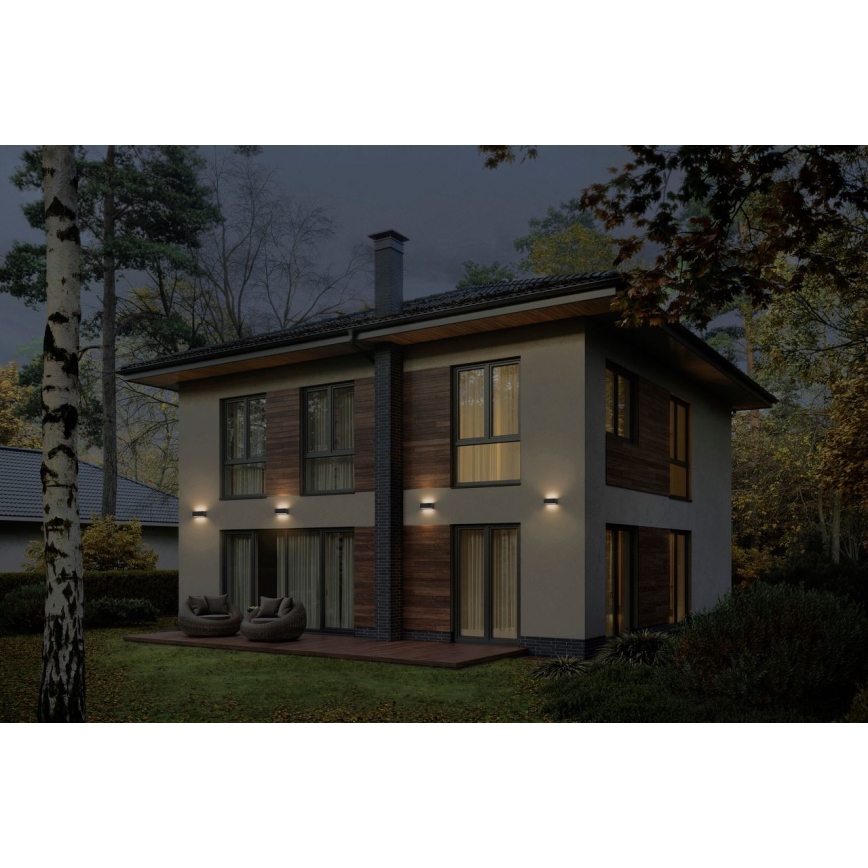 Ledvance - LED sieninis lauko šviestuvas ENDURA STYLE IDRI 2xLED/6,25W/230V IP65