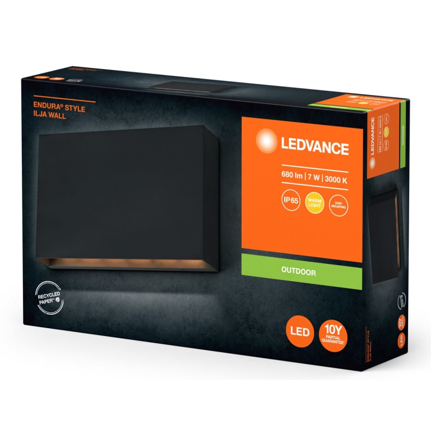 Ledvance - LED sieninis lauko šviestuvas ENDURA STYLE ILJA LED/7W/230V IP65