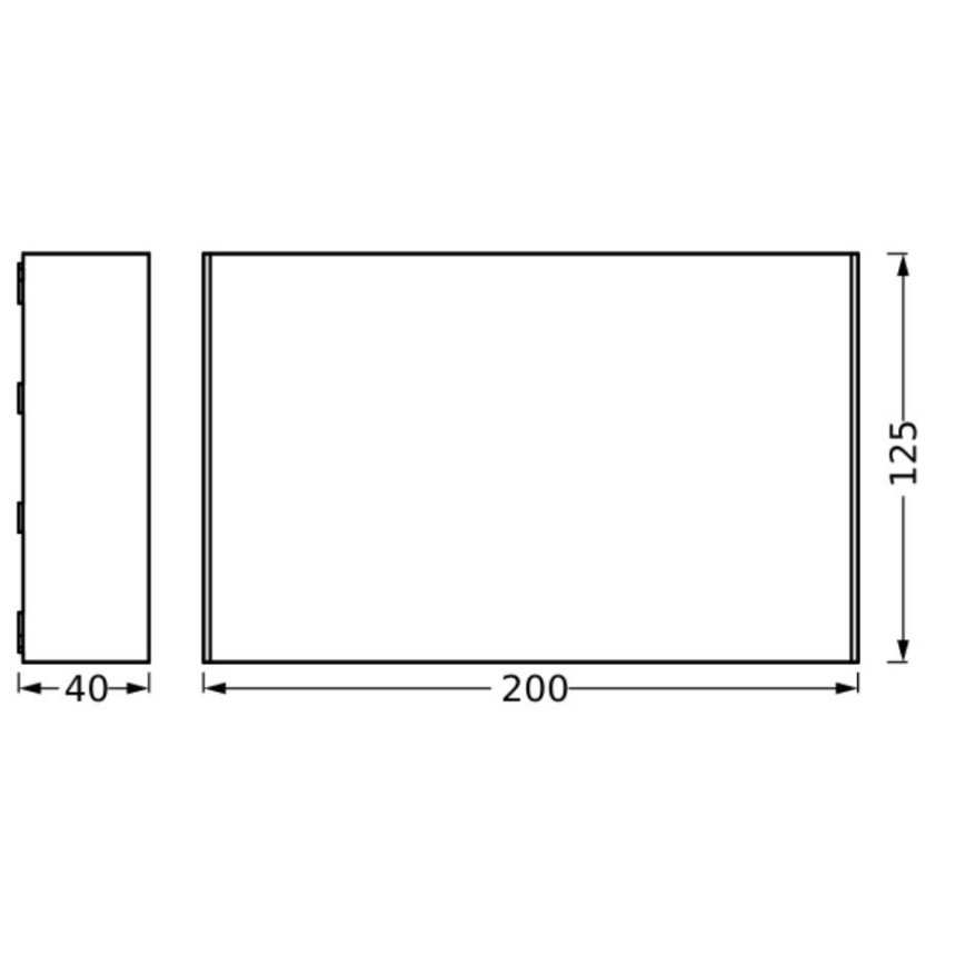 Ledvance - LED sieninis lauko šviestuvas ENDURA STYLE ILJA LED/7W/230V IP65