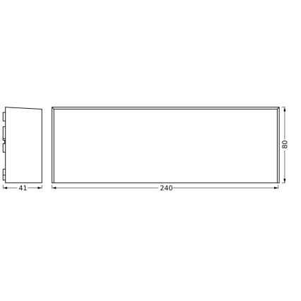 Ledvance - LED sieninis lauko šviestuvas ENDURA STYLE IVO LED/6,5W/230V IP65
