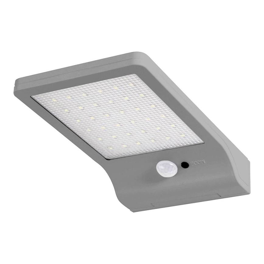 Ledvance - LED sieninis šviestuvas su jutikliu, įkraunamas saulės energija DOORLED LED/3W/3,3V 2000 mAh IP44