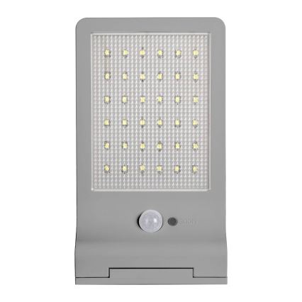 Ledvance - LED sieninis šviestuvas su jutikliu, įkraunamas saulės energija DOORLED LED/3W/3,3V 2000 mAh IP44