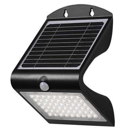 Ledvance - LED sieninis šviestuvas su jutikliu, įkraunamas saulės energija DRUGELIS LED/4W/3,7V 2000 mAh IP65
