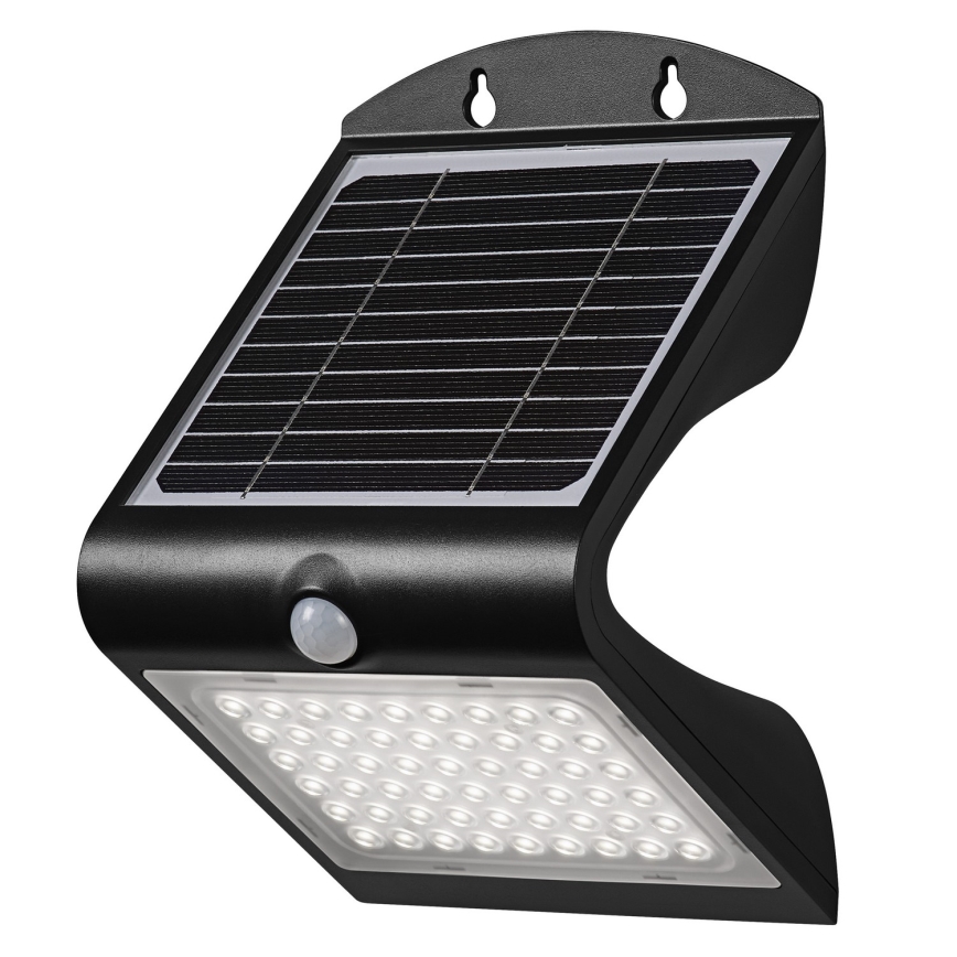 Ledvance - LED sieninis šviestuvas su jutikliu, įkraunamas saulės energija DRUGELIS LED/4W/3,7V 2000 mAh IP65