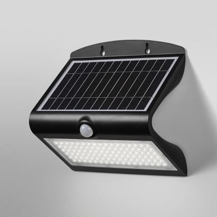 Ledvance - LED sieninis šviestuvas su jutikliu, įkraunamas saulės energija DRUGELIS LED/8W/3,7V 2000 mAh IP65