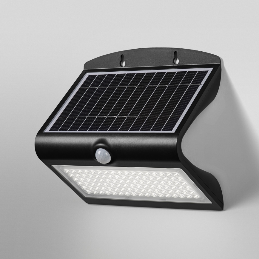 Ledvance - LED sieninis šviestuvas su jutikliu, įkraunamas saulės energija DRUGELIS LED/8W/3,7V 2000 mAh IP65