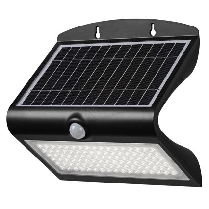 Ledvance - LED sieninis šviestuvas su jutikliu, įkraunamas saulės energija DRUGELIS LED/8W/3,7V 2000 mAh IP65