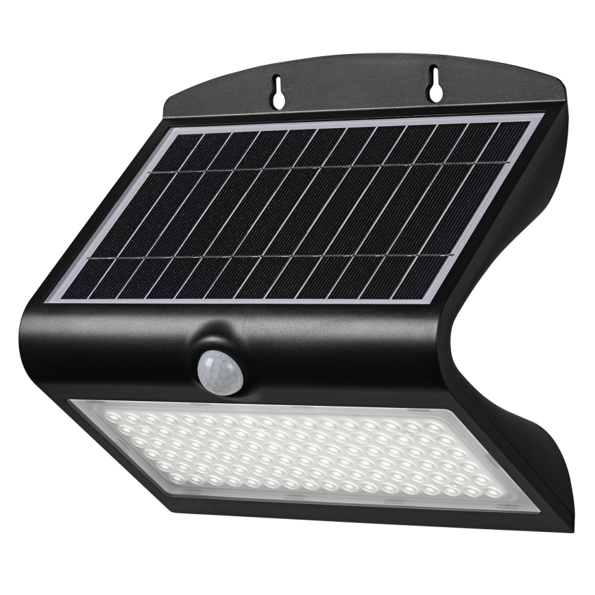 Ledvance - LED sieninis šviestuvas su jutikliu, įkraunamas saulės energija DRUGELIS LED/8W/3,7V 2000 mAh IP65