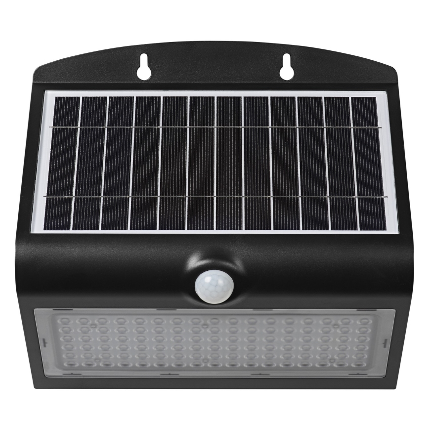 Ledvance - LED sieninis šviestuvas su jutikliu, įkraunamas saulės energija DRUGELIS LED/8W/3,7V 2000 mAh IP65
