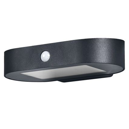 Ledvance - LED sieninis šviestuvas su jutikliu, įkraunamas saulės energija ENDURA STYLE LED/4W/3,7V 2000 mAh IP44