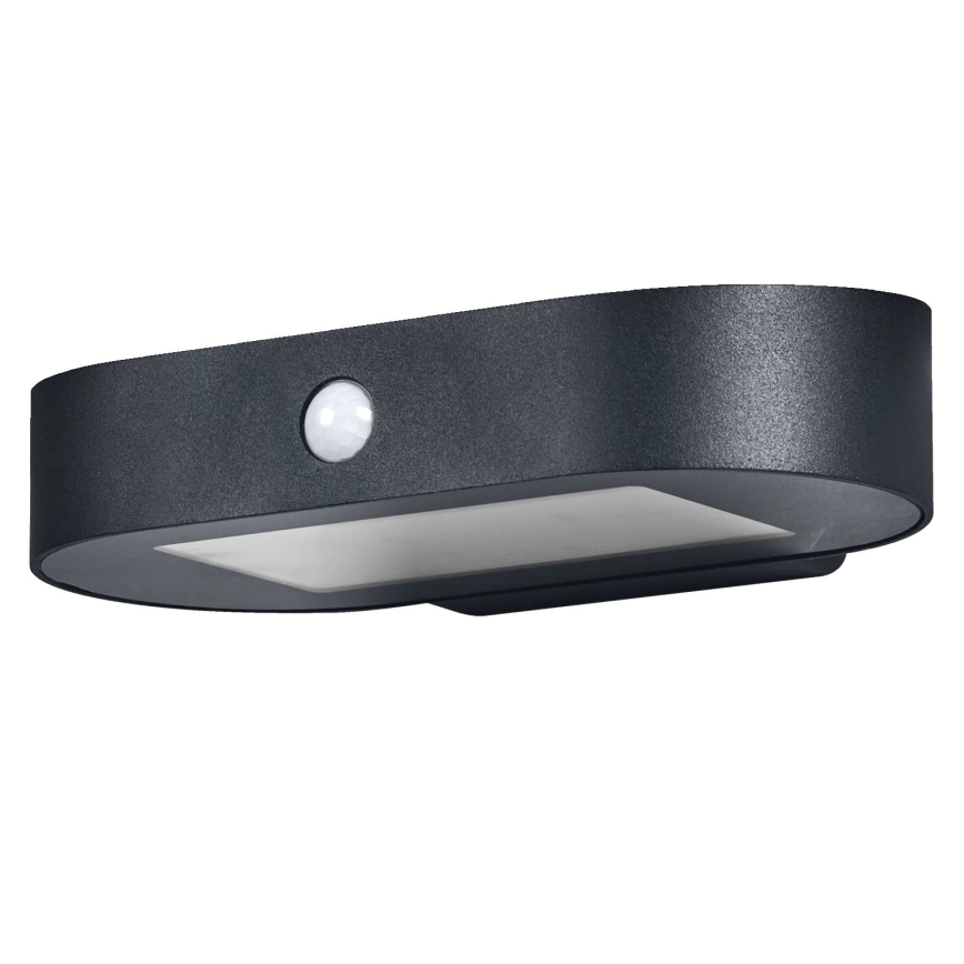 Ledvance - LED sieninis šviestuvas su jutikliu, įkraunamas saulės energija ENDURA STYLE LED/4W/3,7V 2000 mAh IP44