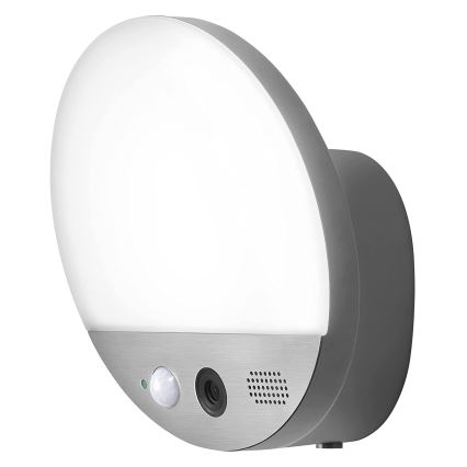 Ledvance - LED Sieninis lauko šviestuvas su jutikliu ir kamera SMART+ LED/15W/230V Wi-Fi IP44